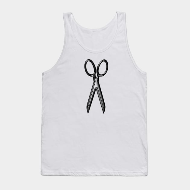 scissors Tank Top by alialbadr